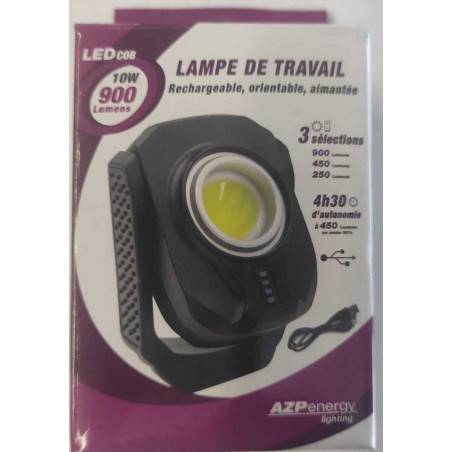 Projecteur portable 10w lampe de travail rechargeable aimanté