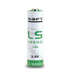 Pile SAFT LS14500 Lithium - 3.6V - 2.4Ah - avec sorties picots